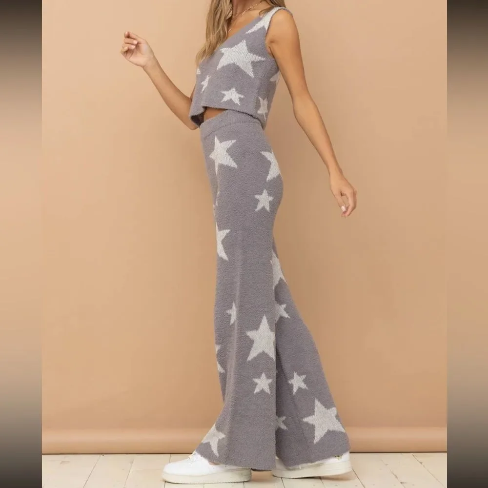 Star Print Tank Pant Set - Picture 2 of 6